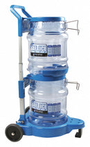 San Jamar SICART61 - Ice Tote Transport Cart Blue 24-3/4 H