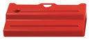 San Jamar Red Acc. Lid for Knife Station, (6) Knife/(1) Sharpening Slots, 1-7/8" H x 8" W x 4" D - STK1006RDL