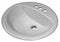 Sloan Vitreous China, Drop In, Lavatory Sink, Without Faucet - SS-3002-A
