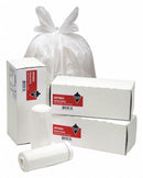 Tough Guy Recycled Material Trash Bag, 8 gal., LLDPE, Coreless Roll, White, PK 26 - 49YW64