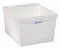 EL Mustee Wall-Mount Laundry Tub, 1 Bowl, White, 24 inL x 20 inW x 34 inH - 19W