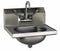 Eagle Stainless Steel Hand Sink, With Faucet, Wall Mounting Type, Silver - HSA-10-FW