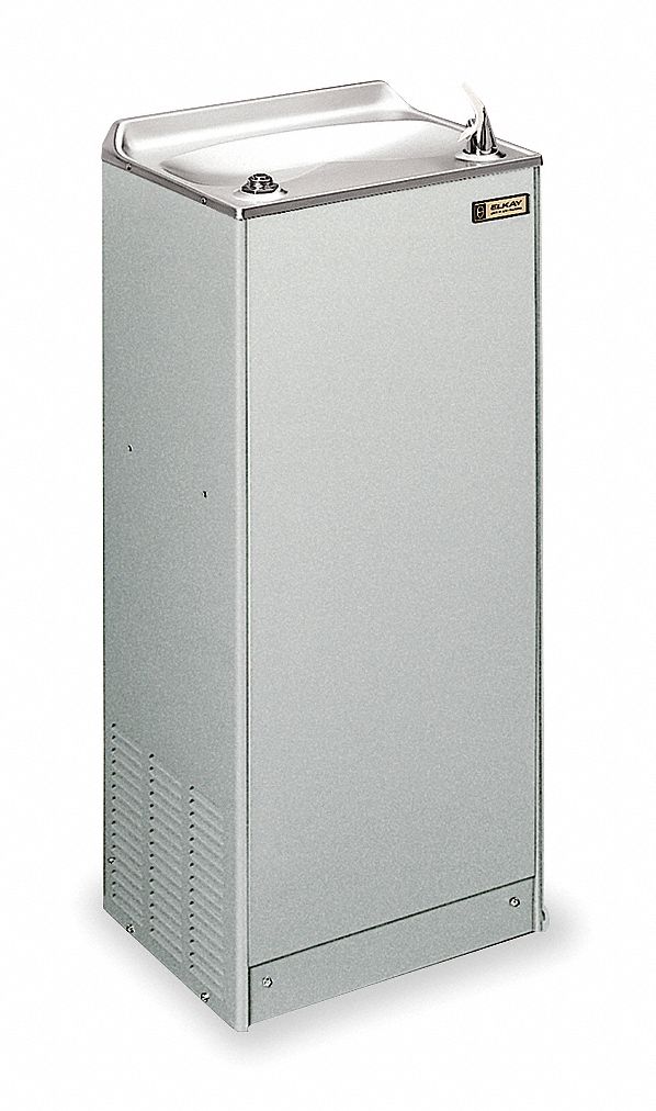 Elkay Refrigerated, Dispenser Design Free-Standing, Water Cooler, Number of Levels 1, Top Push Button - EFW16L1Z