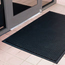 Notrax Outdoor Entrance Mat, 5 ft L, 3 ft W, 1/4 in Thick, Rectangle, Black - 340S0035BL