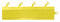 Wearwell Mat Ramp, PVC, Yellow, 20 PK - 540