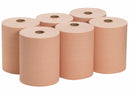 Georgia-Pacific Dry Wipe Roll, Brawny Professional D400, Various, Number of Sheets Various, Orange, PK 6 - 20067