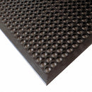 Notrax Drainage Runner, 10 ft L, 3 ft W, 1/2 in Thick, Rectangle, Black - 562S0310BL