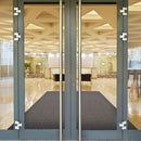 Notrax Indoor Entrance Mat, 4 ft L, 3 ft W, 3/8 in Thick, Rectangle, Charcoal - 138S0034CH