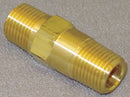 Top Brand Check Valve, 1/8 in, Single, Inline Piston, Brass, MNPT x MNPT - CHK BRS 210-2M2M-B