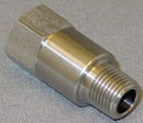 Top Brand Check Valve, 1/8 in, Single, Inline Piston, Stainless Steel, MNPT x FNPT - CHK SST 210-2F2M-F