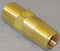 Top Brand Check Valve, 1/4 in, Single, Inline Piston, Brass, MNPT x MNPT - CHK BRS 410-4M4M-F
