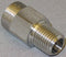Top Brand Check Valve, 1/4 in, Single, Inline Piston, Stainless Steel, MNPT x FNPT - CHK SST 410-4F4M-F