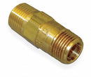 Top Brand Check Valve, 3/8 in, Single, Inline Piston, Brass, MNPT x MNPT - CHK BRS 610-6M6M-F