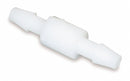 Top Brand Check Valve, 1/4 in, Single, Inline Ball Cone, Nylon, Barb x Barb - WN CHK 695-4B4B-F