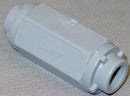 Top Brand Check Valve, 1/8 in, Single, Inline Ball Cone, PVC, FNPT x FNPT - PVC CHK 426-2F2F-F