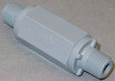 Top Brand Check Valve, 1/4 in, Single, Inline Ball Cone, PVC, MNPT x MNPT - PVC CHK 426-4M4M-B