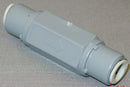 Top Brand Check Valve, 3/8 in, Single, Inline Ball Cone, PVC, Push x Push - PVC CHK 426-6SMC6SMC-F