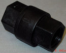 Top Brand Check Valve, 3/4 in, Single, Inline Ball Cone, Glass Filled Polypropylene, FNPT x FNPT - FP CHK 687-12F12F-B