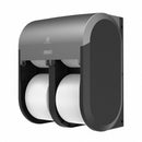 Georgia-Pacific Toilet Paper Dispenser, Compact(R), Gray, Coreless, (4) Rolls Dispenser Capacity - 56746A