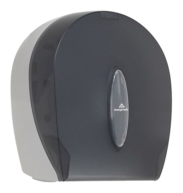 Georgia-Pacific Toilet Paper Dispenser, Georgia-Pacific, Smoke, Jumbo Core, (1) Roll Dispenser Capacity - 59009