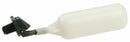 Kerick 1/4 in PVC Float Valve Kit, 6-7/10 in x 1 in Length and Mounting Size, MNPT - M2S2
