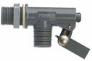 Kerick Bulkhead-Mount Float Valve with Threaded Outlet, 1/4 in -20 Rod Thread, PVC - PT050525