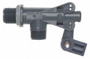 Kerick Bulkhead-Mount Float Valve with Threaded Outlet, 1/4 in -20 Rod Thread, PVC - PT100SS