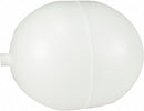 Kerick Oblong Float Ball, Polyethylene, 4 in dia., Polyethylene, Less than 1 lb Float Weight - PF45