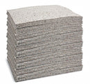 Brady 19 in Absorbent Pad, Fluids Absorbed: Universal, Light, 24 gal, 100 PK - RF500