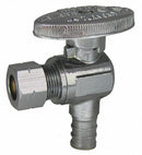 Kissler Chrome Plated Quarter-Turn Supply Stop, PEX Inlet Type, 125 psi - 88-9220