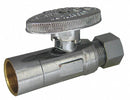 Kissler Chrome Plated Quarter-Turn Supply Stop, Sweat Inlet Type, 125 psi - 88-9010