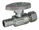 Kissler Chrome Plated Quarter-Turn Supply Stop, PEX Inlet Type, 125 psi - 88-9020