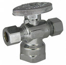 Kissler Chrome Quarter-Turn Supply Stop, FIP Inlet Type, 125 psi - AB88-9305