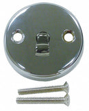 Kissler Overflow Plate Assembly, Chrome Finish, For Use With - 42-7133