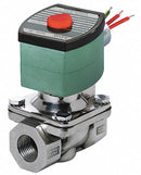 Redhat 120V AC Stainless Steel Solenoid Valve, Normally Closed, 1/2" Pipe Size - 8210G087E