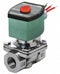 Redhat 24V DC Stainless Steel Solenoid Valve, Normally Closed, 3/8" Pipe Size - 8210G036
