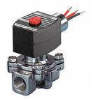 Redhat 3/4" Aluminum Air and Fuel Gas Solenoid Valve, Normally Open - EF8215G033