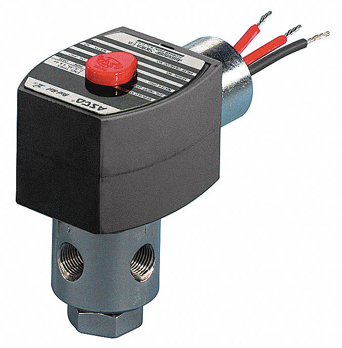 Redhat 24V DC Stainless Steel Solenoid Valve, Normally Closed, 1/4" Pipe Size - EF8320G202