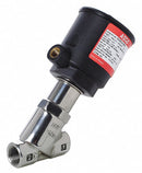 ASCO Stainless Steel Angle Body Piston Valve, 2-Way/2-Position Valve Design, Normally Closed - 8290A393