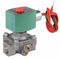 Redhat 1/2" Aluminum Fuel Gas Solenoid Valve with Test Port, Normally Open - 8214G023