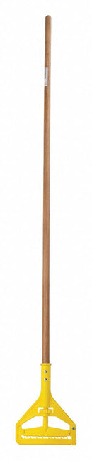 Tough Guy Wet Mop Handle, Quick Change Mop Connection Type, Natural, Bamboo, 61 in Handle Length - 4EMF9