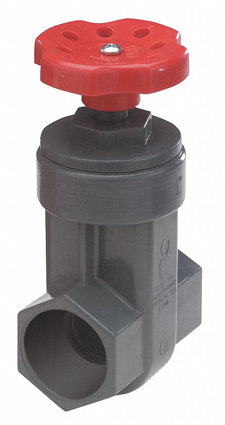 NDS Gate Valve, PVC, Socket Connection Type, Pipe Size - Valves 3/4 in - GVG-0750-S