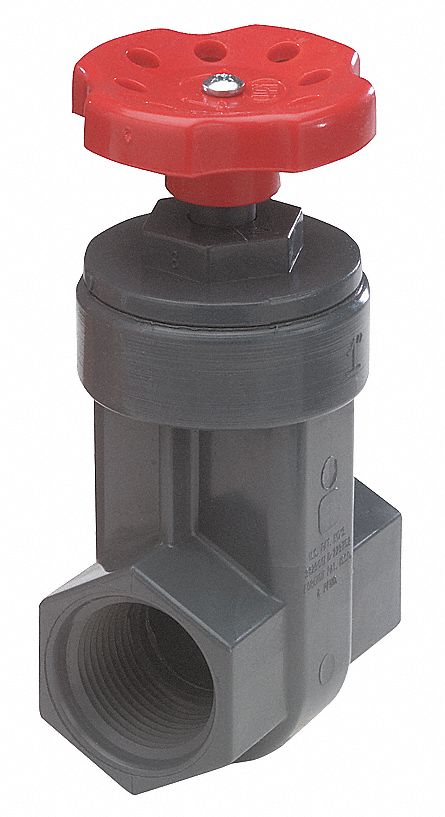 NDS Gate Valve, PVC, FNPT Connection Type, Pipe Size - Valves 1 1/4 in - GVG-1250-T