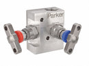 Parker Instrumentation Manifold Valve, 1/4" FNPT Inlet, 1/4" FNPT Outlet - HALS2V4N