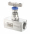 Parker Needle Valve, Straight, SS, 1/4 In., FNPT - HNVS4FF
