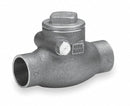 Milwaukee Valve Check Valve, 1 1/4 in, Single, Inline Swing, Bronze, Sweat x Sweat - 1509 1-1/4"
