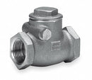 Milwaukee Valve Check Valve, 1 1/2 in, Single, Inline Swing, Bronze, FNPT x FNPT - 515 1-1/2"