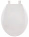 Centoco Round, Standard Toilet Seat Type, Closed Front Type, Includes Cover Yes, White, Lift-Off Hinge - GR1200-001