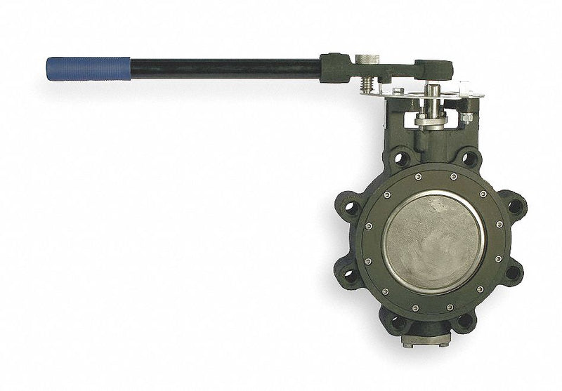 Milwaukee Valve Lug-Style Butterfly Valve, Carbon Steel, 285 psi, 4 in Pipe Size - HP1LCS4212 4"