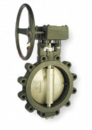 Milwaukee Valve Lug-Style Butterfly Valve, Carbon Steel, 285 psi, 12 in Pipe Size - HP1LCS4213 12"
